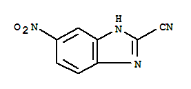 1H-benzimidazole-2-carbonitrile,5-nitro-(9ci) Structure,88422-27-9Structure