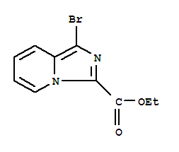 1-Bromo-imidazo[1,5-a]pyridine-3-carboxylic acid ethyl ester Structure,885276-59-5Structure