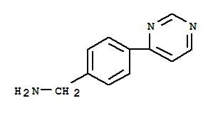 Benzenemethanamine, 4-(4-pyrimidinyl)-(9ci)Structure,885466-46-6Structure Benzenemethanamine, 4-(4-pyrimidinyl)-(9ci) Structure,885466-46-6Structure