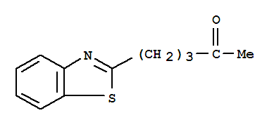 (7ci)-5-(2-苯并噻唑)-2-戊酮結(jié)構(gòu)式_88611-57-8結(jié)構(gòu)式
