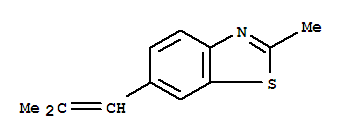 Benzothiazole, 2-methyl-6-(2-methylpropenyl)-(7ci)Structure,88613-64-3Structure Benzothiazole, 2-methyl-6-(2-methylpropenyl)-(7ci) Structure,88613-64-3Structure