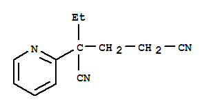 (7ci)-2-乙基-2-(2-吡啶)-戊二腈結(jié)構(gòu)式_88613-80-3結(jié)構(gòu)式