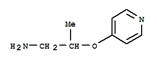 2-(4-吡啶氧基)-1-丙胺結(jié)構(gòu)式_886763-56-0結(jié)構(gòu)式