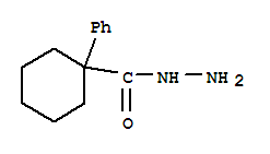1-苯基環(huán)己烷羧酸肼結(jié)構(gòu)式_887596-90-9結(jié)構(gòu)式