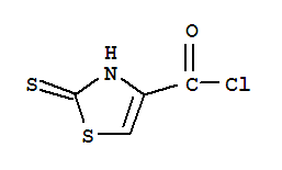 4-Thiazolecarbonyl chloride, 2-mercapto-(7ci)Structure,88982-85-8Structure 4-Thiazolecarbonyl chloride, 2-mercapto-(7ci) Structure,88982-85-8Structure