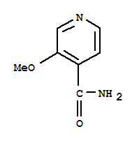(9ci)-3-甲氧基-4-吡啶羧酰胺結(jié)構(gòu)式_89054-95-5結(jié)構(gòu)式