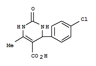 1,2,3,4-Tetrahydro-6-methyl-4-(4-chlorophenyl)-2-oxo-5-pyrimidinecarboxylic acidStructure,891190-52-6Structure 1,2,3,4-Tetrahydro-6-methyl-4-(4-chlorophenyl)-2-oxo-5-pyrimidinecarboxylic acid Structure,891190-52-6Structure