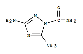 1H-1,2,4-triazole-1-carboxamide,3-amino-5-methyl-(7ci)Structure,89125-16-6Structure 1H-1,2,4-triazole-1-carboxamide,3-amino-5-methyl-(7ci) Structure,89125-16-6Structure