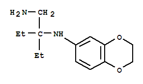 n2-(2,3-二氫-1,4-苯并二噁英-6-基)-2-乙基-1,2-丁烷二胺結(jié)構(gòu)式_891646-97-2結(jié)構(gòu)式