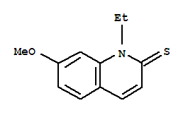 2(1H)-quinolinethione, 1-ethyl-7-methoxy-Structure,892222-94-5Structure 2(1H)-quinolinethione, 1-ethyl-7-methoxy- Structure,892222-94-5Structure