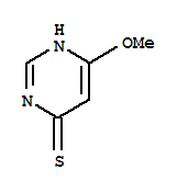 (7ci)-6-甲氧基-4-嘧啶硫醇結(jié)構(gòu)式_89322-71-4結(jié)構(gòu)式