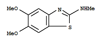 2-Benzothiazolamine,5,6-dimethoxy-n-methyl-(9ci)Structure,89539-62-8Structure 2-Benzothiazolamine,5,6-dimethoxy-n-methyl-(9ci) Structure,89539-62-8Structure