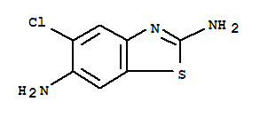 Benzothiazole, 2,6-diamino-5-chloro-(7ci) Structure,89640-06-2Structure