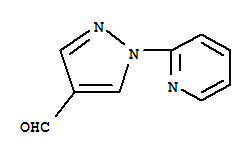 1-吡啶-2-基-1H-吡唑-4-甲醛結構式_896717-66-1結構式