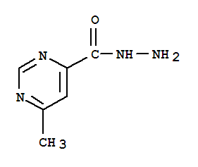 (7ci)-6-甲基-4-嘧啶羧酸肼結(jié)構(gòu)式_89691-95-2結(jié)構(gòu)式