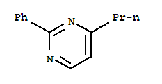 (6CI,9CI)-2-苯基-4-丙基-嘧啶結構式_89967-04-4結構式