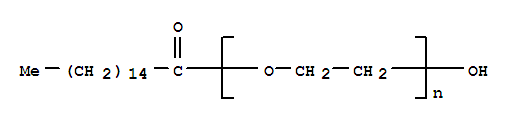 alpha-(1-氧代十六烷基)-omega-羥基-聚氧乙烯醚結(jié)構(gòu)式_9004-94-8結(jié)構(gòu)式