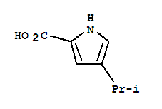 (6CI,7CI)-4-異丙基吡咯-2-羧酸結構式_90087-23-3結構式