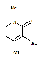 2(1H)-pyridone, 3-acetyl-5,6-dihydro-4-hydroxy-1-methyl-(7ci)Structure,90087-45-9Structure 2(1H)-pyridone, 3-acetyl-5,6-dihydro-4-hydroxy-1-methyl-(7ci) Structure,90087-45-9Structure