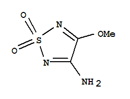 1,2,5-Thiadiazol-3-amine, 4-methoxy-, 1,1-dioxideStructure,90103-62-1Structure 1,2,5-Thiadiazol-3-amine, 4-methoxy-, 1,1-dioxide Structure,90103-62-1Structure
