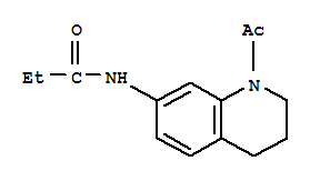 Propanamide, n-(1-acetyl-1,2,3,4-tetrahydro-7-quinolinyl)-Structure,903327-68-4Structure Propanamide, n-(1-acetyl-1,2,3,4-tetrahydro-7-quinolinyl)- Structure,903327-68-4Structure