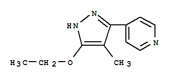 Pyridine, 4-(5-ethoxy-4-methyl-1h-pyrazol-3-yl)-(9ci)Structure,90398-84-8Structure Pyridine, 4-(5-ethoxy-4-methyl-1h-pyrazol-3-yl)-(9ci) Structure,90398-84-8Structure