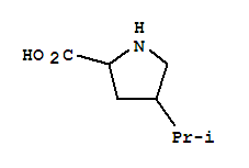 (6ci,7ci)-4-異丙基-脯氨酸結(jié)構(gòu)式_90483-41-3結(jié)構(gòu)式