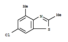 Benzothiazole, 6-chloro-2,4-dimethyl-(7ci,9ci)Structure,90537-50-1Structure Benzothiazole, 6-chloro-2,4-dimethyl-(7ci,9ci) Structure,90537-50-1Structure