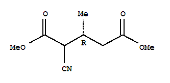 (3r)-(9ci)-2-氰基-3-甲基戊二酸二甲酯結(jié)構(gòu)式_906126-78-1結(jié)構(gòu)式