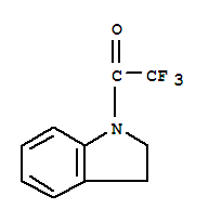 1H-indole, 2,3-dihydro-1-(trifluoroacetyl)- (9ci)Structure,90732-28-8Structure 1H-indole, 2,3-dihydro-1-(trifluoroacetyl)- (9ci) Structure,90732-28-8Structure