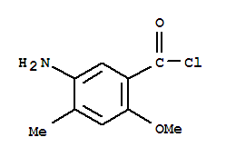 Benzoyl chloride, 5-amino-2-methoxy-4-methyl-(9ci)Structure,90763-49-8Structure Benzoyl chloride, 5-amino-2-methoxy-4-methyl-(9ci) Structure,90763-49-8Structure