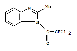 Benzimidazole, 1-(dichloroacetyl)-2-methyl-(7ci)Structure,90800-06-9Structure Benzimidazole, 1-(dichloroacetyl)-2-methyl-(7ci) Structure,90800-06-9Structure