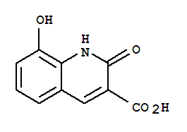 (7ci)-2,8-二羥基-3-喹啉羧酸結構式_90800-52-5結構式