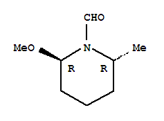 1-Piperidinecarboxaldehyde, 2-methoxy-6-methyl-, trans-(9ci)Structure,90862-55-8Structure 1-Piperidinecarboxaldehyde, 2-methoxy-6-methyl-, trans-(9ci) Structure,90862-55-8Structure