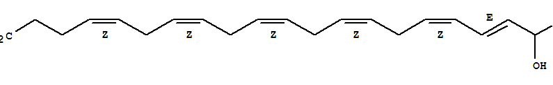 (4Z,7z,10z,13z,16z,18e)-20-hydroxy-4,7,10,13,16,18-docosahexaenoic acidStructure,90906-41-5Structure (4Z,7z,10z,13z,16z,18e)-20-hydroxy-4,7,10,13,16,18-docosahexaenoic acid Structure,90906-41-5Structure