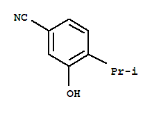Benzonitrile, 3-hydroxy-4-isopropyl-(7ci)Structure,90921-32-7Structure Benzonitrile, 3-hydroxy-4-isopropyl-(7ci) Structure,90921-32-7Structure