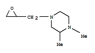 (7ci)-4-(2,3-環(huán)氧基丙基)-1,2-二甲基-哌嗪結(jié)構(gòu)式_91086-23-6結(jié)構(gòu)式