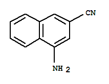 (9ci)-4-氨基-2-萘甲腈結構式_91135-42-1結構式