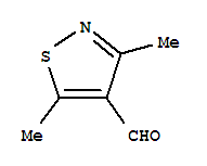 4-Isothiazolecarboxaldehyde, 3,5-dimethyl-(7ci,9ci)Structure,91367-85-0Structure 4-Isothiazolecarboxaldehyde, 3,5-dimethyl-(7ci,9ci) Structure,91367-85-0Structure