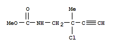 Carbamic acid, (2-chloro-2-methyl-3-butynyl)-, methyl ester (9ci) Structure,91434-62-7Structure