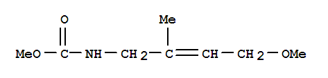 Carbamic acid, (4-methoxy-2-methyl-2-butenyl)-, methyl ester (9ci) Structure,91434-69-4Structure