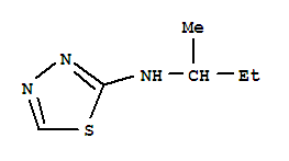 1,3,4-Thiadiazol-2-amine, n-(1-methylpropyl)-Structure,91461-79-9Structure 1,3,4-Thiadiazol-2-amine, n-(1-methylpropyl)- Structure,91461-79-9Structure