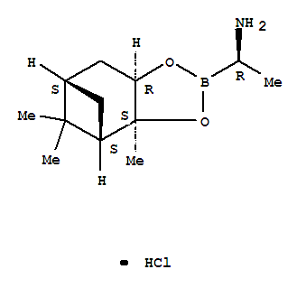 (Alphar,3as,4s,6s,7ar)-hexahydro-alpha,3a,8,8-tetramethyl-4,6-methano-1,3,2-benzodioxaborole-2-methanamine hydrochloride (1:1)Structure,919103-31-4Structure (Alphar,3as,4s,6s,7ar)-hexahydro-alpha,3a,8,8-tetramethyl-4,6-methano-1,3,2-benzodioxaborole-2-methanamine hydrochloride (1:1) Structure,919103-31-4Structure