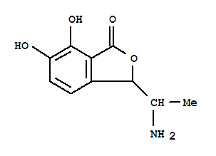 (6ci,7ci)-3-(1-氨基乙基)-6,7-二羥基-苯酞結(jié)構(gòu)式_92014-81-8結(jié)構(gòu)式