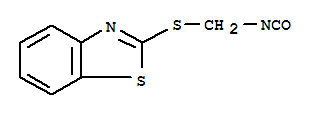 Benzothiazole, 2-[(isocyanatomethyl)thio]-(9ci) Structure,92137-10-5Structure