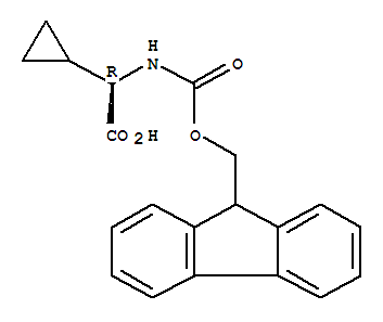 Fmoc-d-環(huán)丙基甘氨酸結(jié)構(gòu)式_923012-40-2結(jié)構(gòu)式