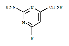 2-Pyrimidinamine, 4-fluoro-6-(fluoromethyl)-(9ci)Structure,92311-40-5Structure 2-Pyrimidinamine, 4-fluoro-6-(fluoromethyl)-(9ci) Structure,92311-40-5Structure