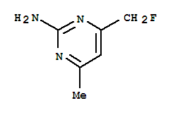 2-Pyrimidinamine, 4-(fluoromethyl)-6-methyl-(9ci) Structure,92311-42-7Structure