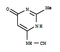 Cyanamide, (1,6-dihydro-2-methyl-6-oxo-4-pyrimidinyl)-(9ci)Structure,92379-58-3Structure Cyanamide, (1,6-dihydro-2-methyl-6-oxo-4-pyrimidinyl)-(9ci) Structure,92379-58-3Structure