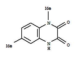 (9ci)-1,4-二氫-1,6-二甲基-2,3-喹噁啉二酮結構式_92473-54-6結構式
